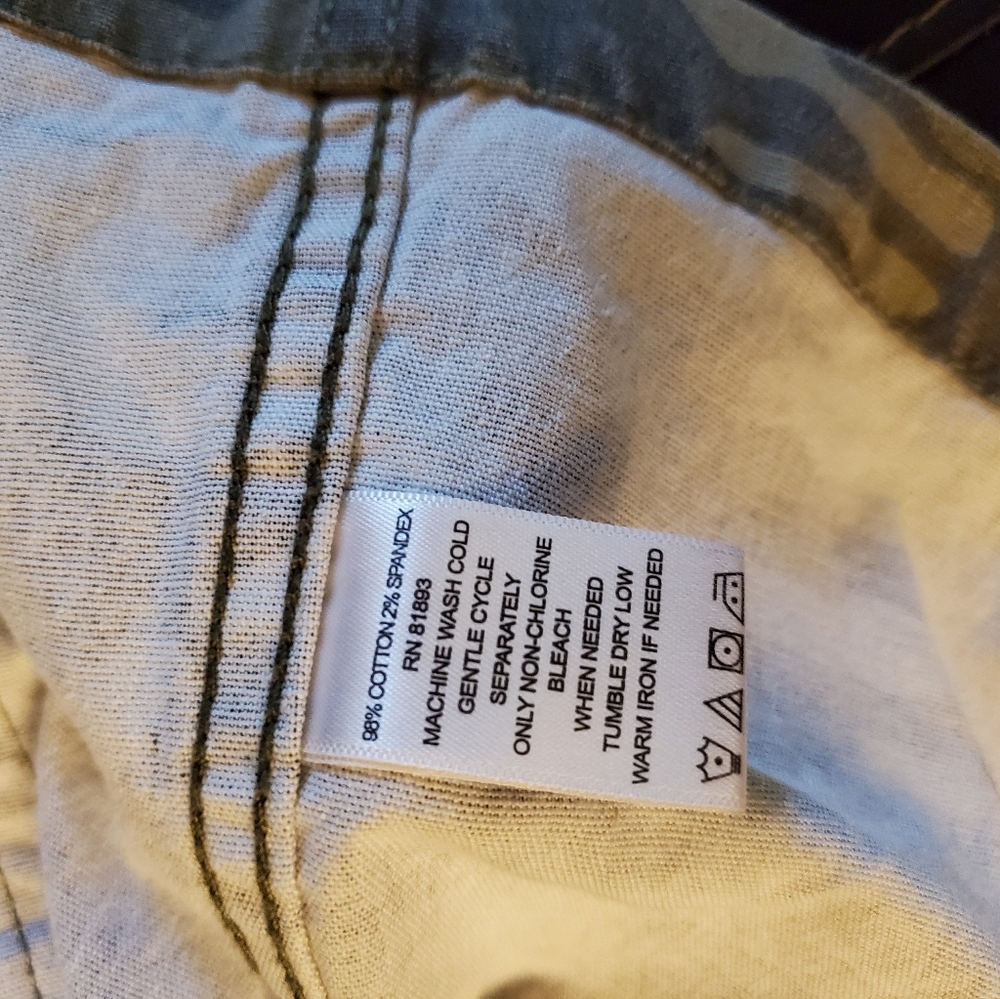 G I.L.I. Camo Front Tie Jacket Size 0 - Picture 4 of 5